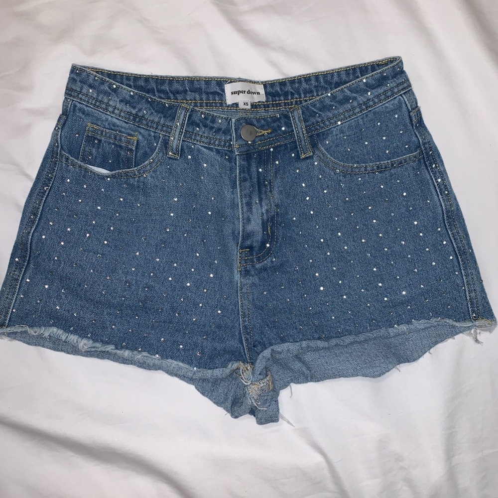 Superdown x Revolve cut off shorts